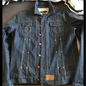 DIESEL Mens Denim Jacket sz xl it's like large